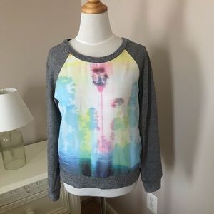 VICTORIA’S SECRET COZY WATERCOLOR SWEATSHIRT